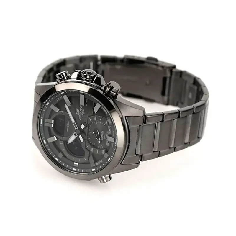 Casio Edifice Smartphone Link Bluetooth Black Men's Watch-  ECB-30DC-1B